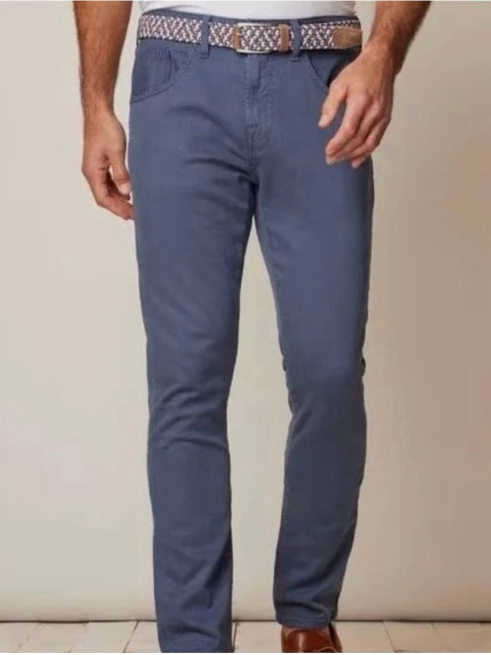 johnnie-O Hugo Pants Chinos Jeans in Mariner Blue JMPA1470 size 34x30